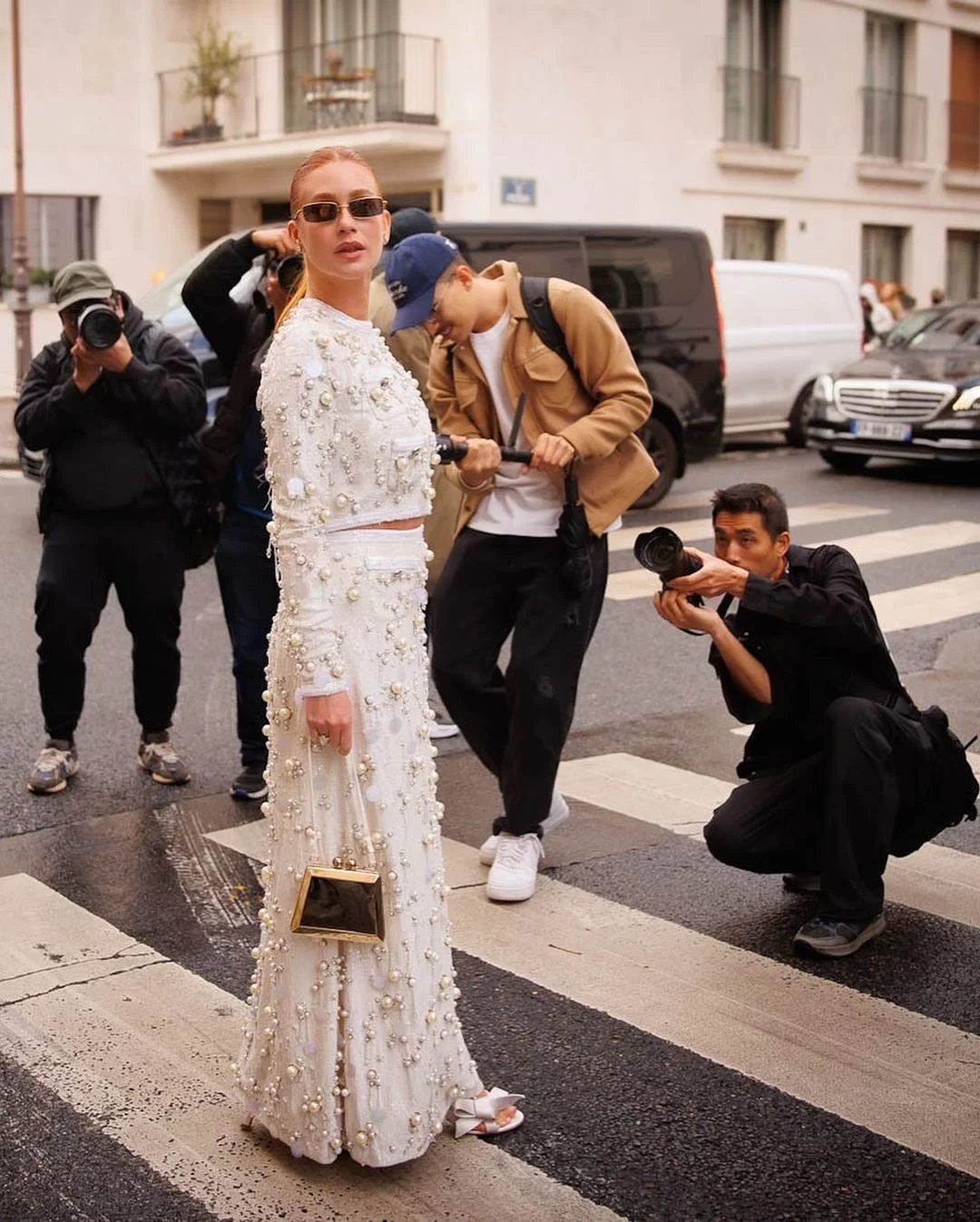 Marina Ruy Barbosa na semana de moda em Paris