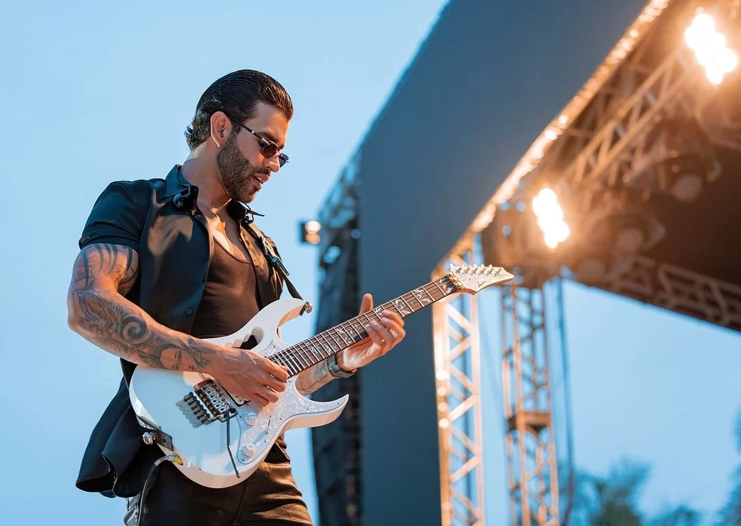 Gusttavo Lima durante show no Paraná