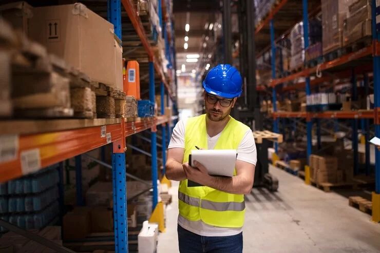 Homem fazendo relatório logístico (Foto:Reprodução/Freepik)