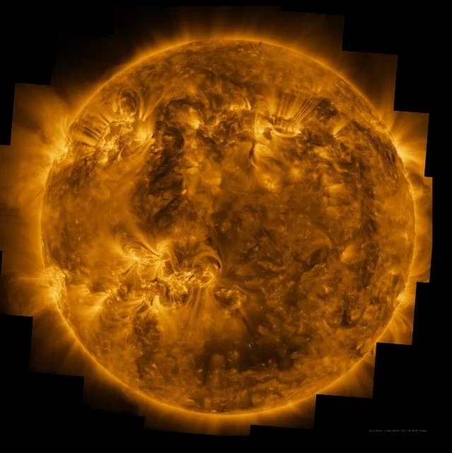 Atmosfera superior do Sol, a corona, via instrumento Extreme Ultraviolet Imager (EUI) da Solar Orbiter (Foto:reprodução/ESA & NASA/Solar Orbiter/Equipe EUI)