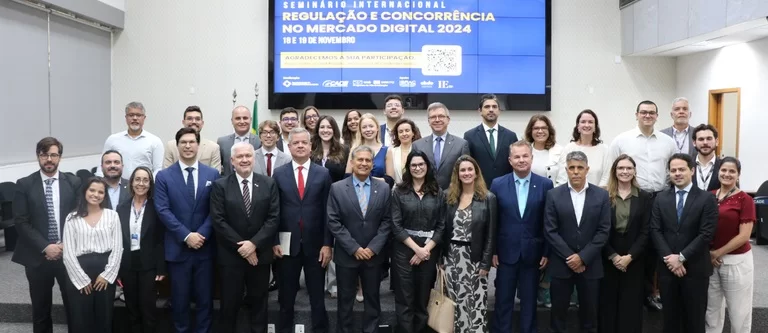 Seminário Internacional: Regulação e Concorrência no Mercado Digital 2024, realizado nos dias 18 e 19 de novembro de 2024 (Foto:reprodução/CADE/Gov.br)