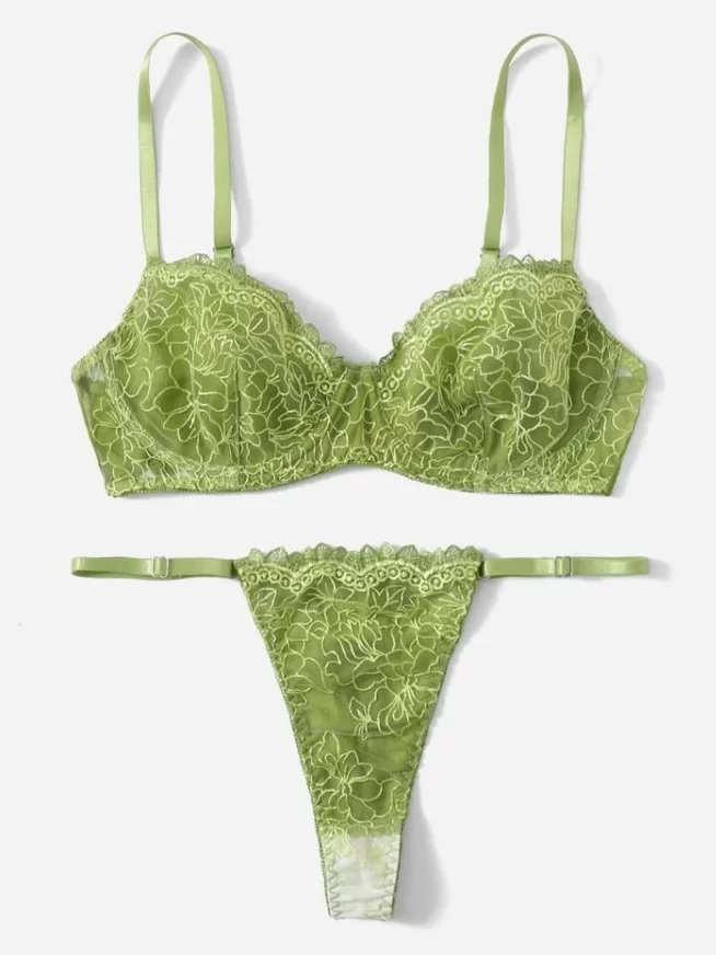 lingerie verde