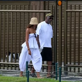 Idris Elba passeia no Rio com a esposa, Sabrina Dhowre Elba (Foto: reprodução/J C Pereira/AgNews) Lorena Bueri