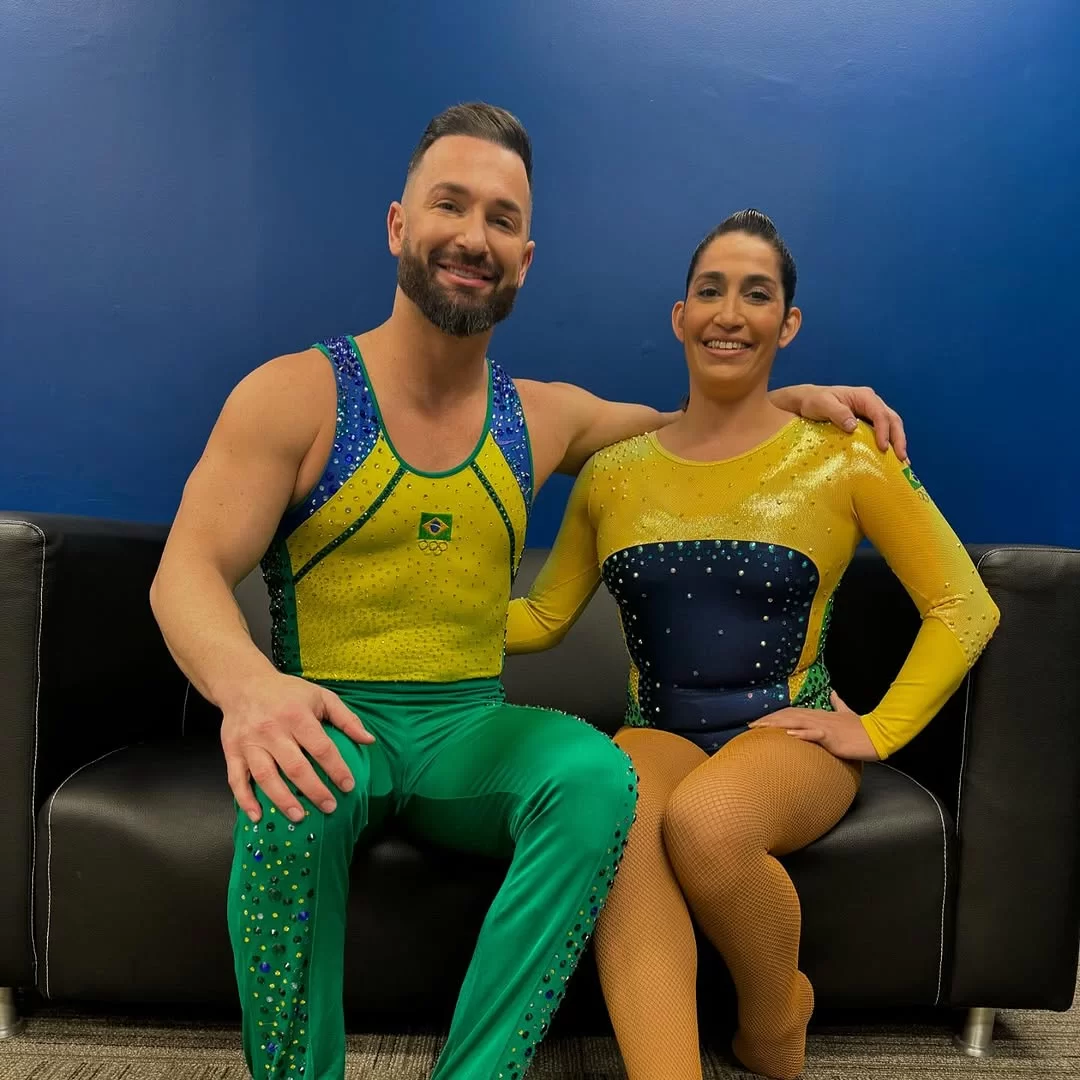 Irmãos Diego e Daniele Hypólito (Foto: reprodução/Instagram/@diegohypolito) Lorena Bueri