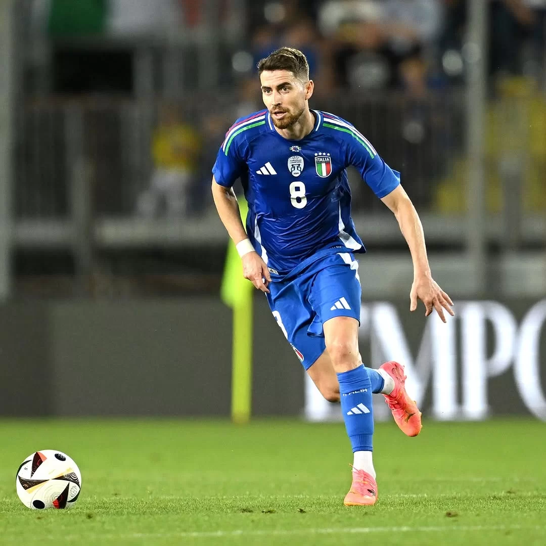 Jorginho atuando pela seleção italiana na Euro 2024 (Foto:reprodução/Instagram/@jorginhofrello)