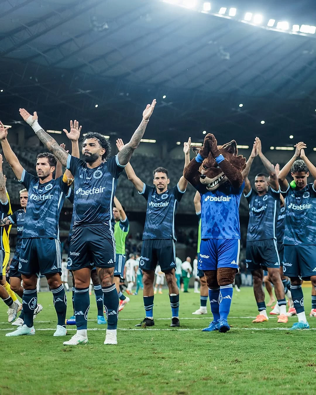 Gabigol e time do Cruzeiro