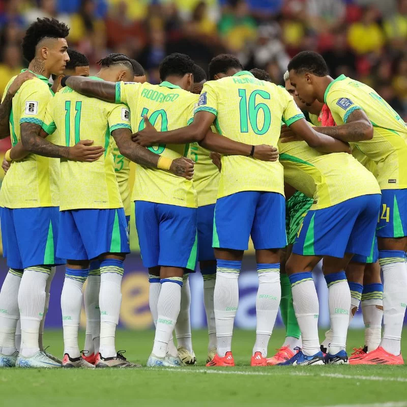 Jogando no Mané Garrincha, o Brasil goleou a seleção do Peru por 4 a 0 (Foto:reprodução/CBF/Rafael Ribeiro)