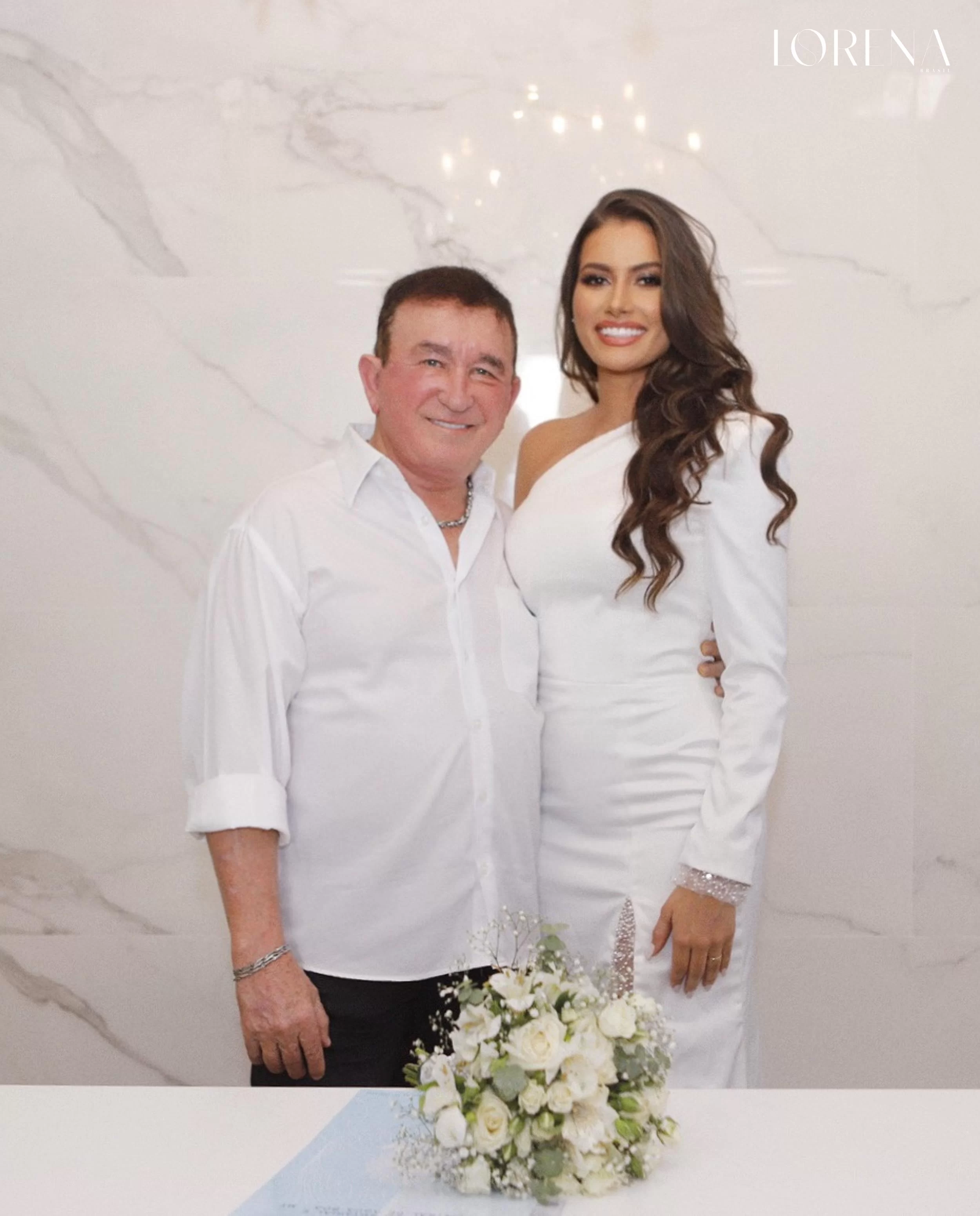 Amado Batista oficializa união com a modelo Calita Franciele Miranda (Foto: reprodução/Instagram/@victorhugo.foto) Lorena Bueri