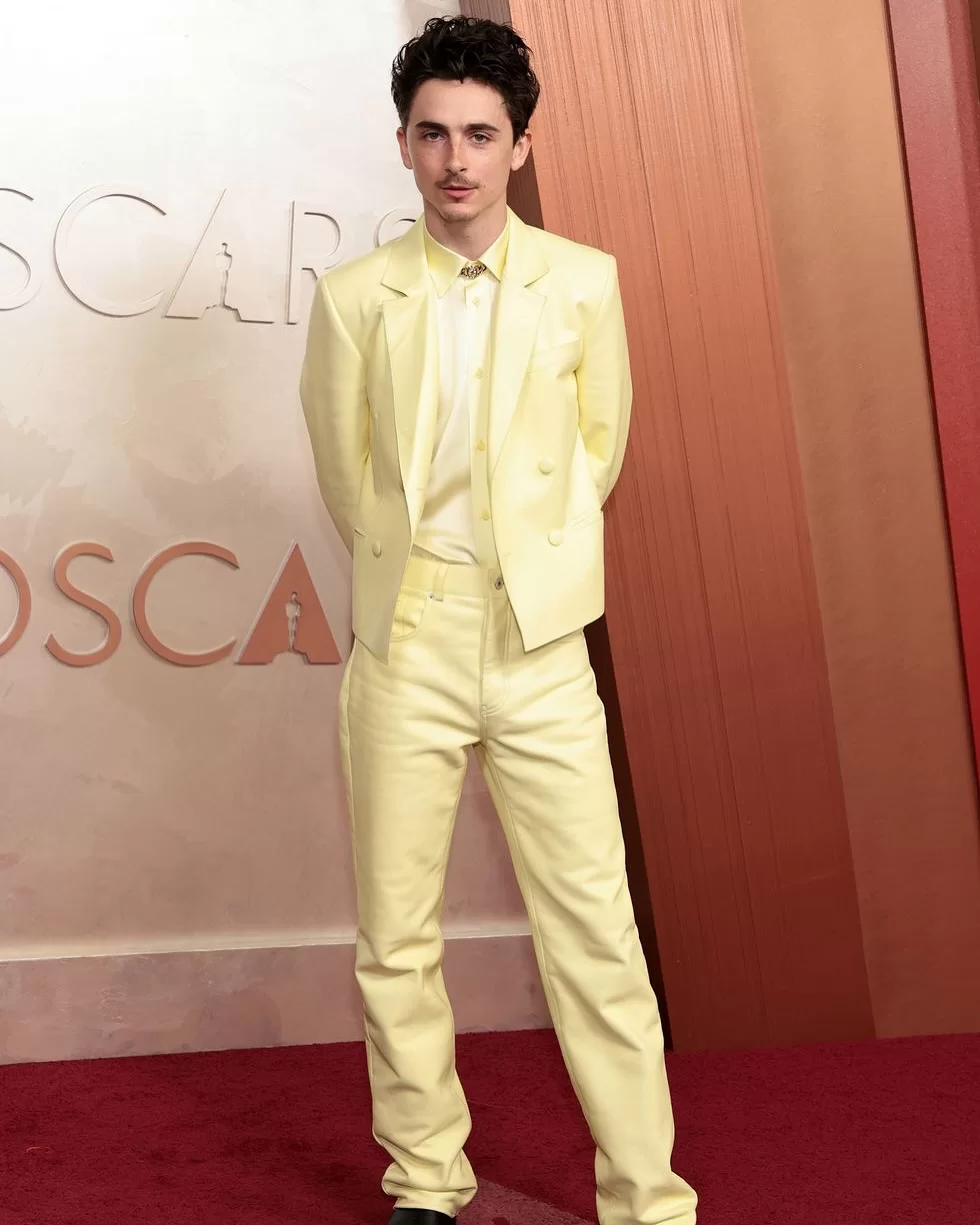Timothée Chalamet no Oscar 2025