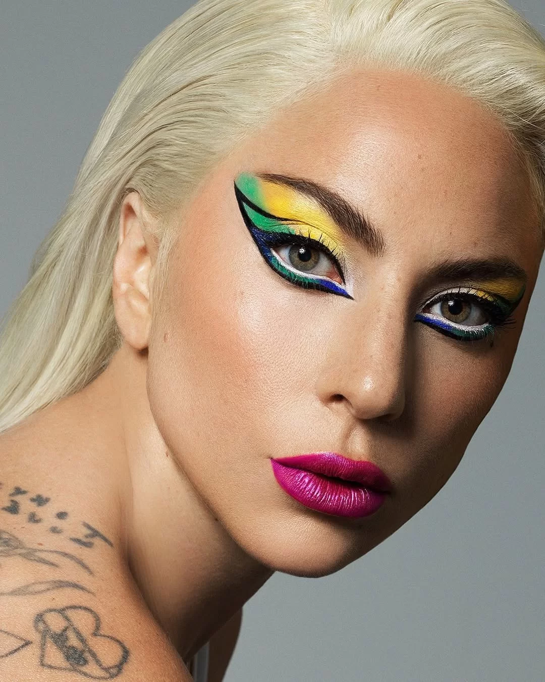 Maquiagem autêntica (Foto: reprodução/Instagram/@ladygaga) Lorena Bueri