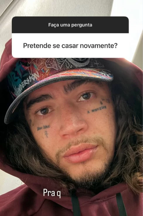 Whindersson responde pergunta de fã sobre casamento (Foto: Reprodução/Instagram/@whindersson)