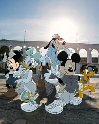 Mickey & Amigos em Ipanema, Arcos da Lapa, Lagoa Rodrigo de Freitas e Aterro do Flamengo - Fotos: Divulgação Lorena Bueri