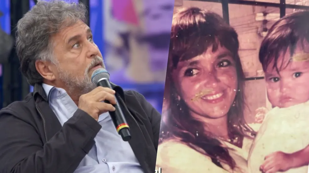 Marcos Frota se emociona ao relembra de esposa Cibele Ferreira (Foto: Reprodução/Globo) Lorena Bueri