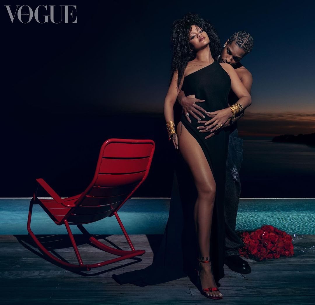 Rihanna e A$AP Rocky em ensaio para a Vogue Internacional. Lorena Bueri
