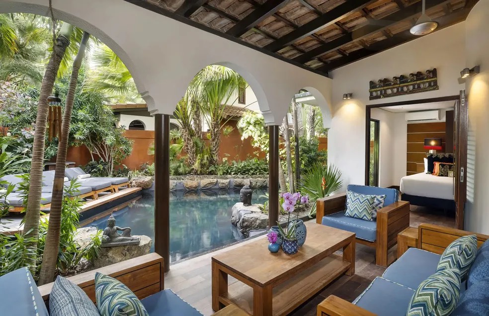 Hotel no Caribe escolhido por Sasha custa R$13 mil por noite (Reprodução/Instagram/@baoase)