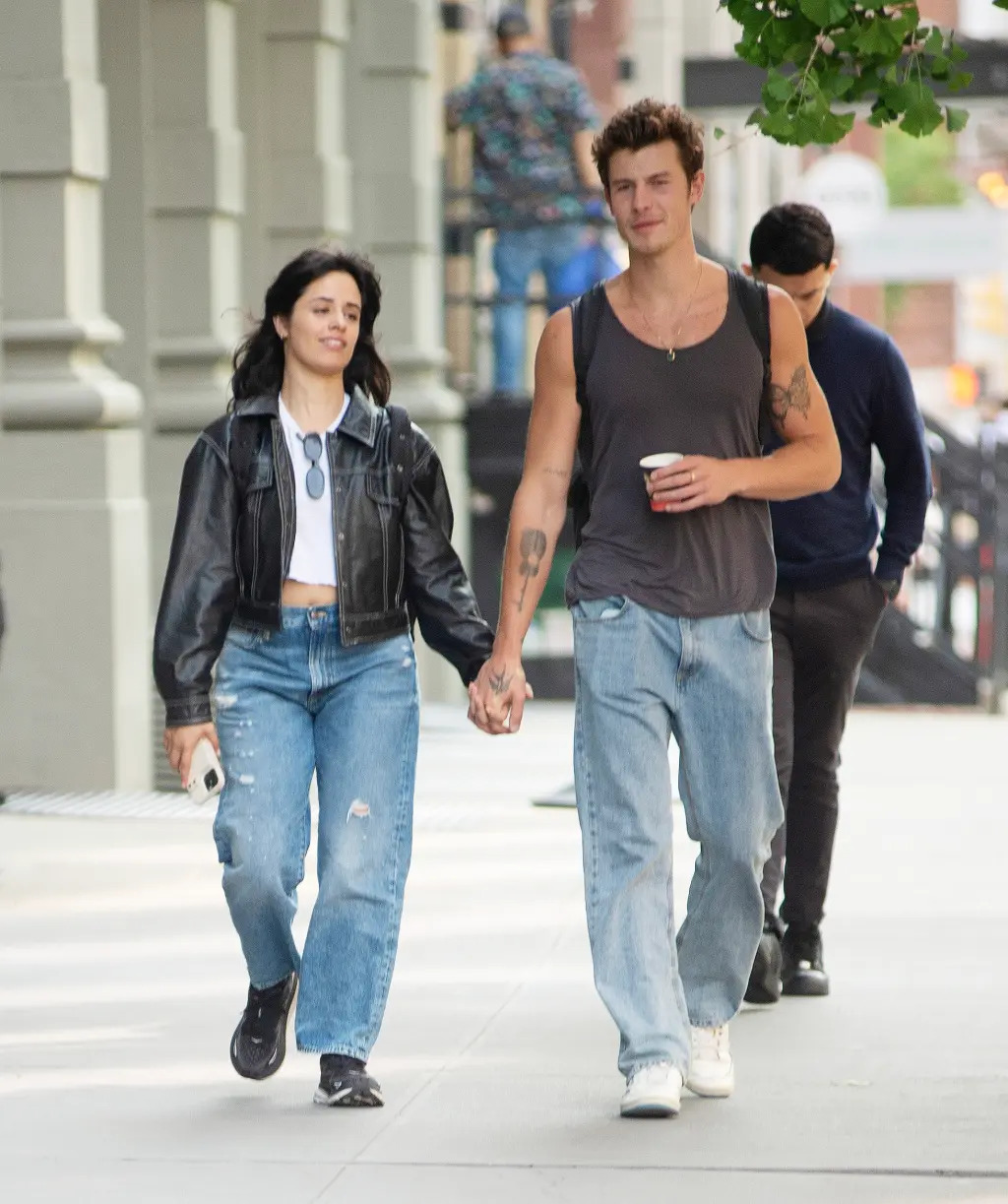 Camila Cabello e Shawn Mendes passeando em Nova York nesta terça-feira (23) (Foto: Reprodução/Page Six) Lorena Bueri