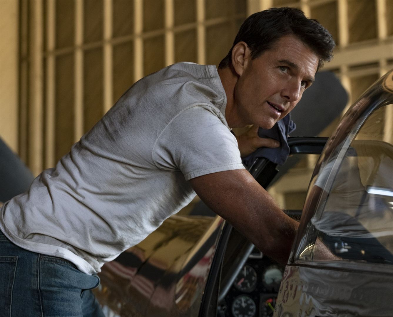 Tom Cruise em Top Gun Maverick