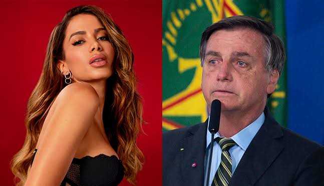 Se eu fosse um presidente ruim também falaria merda, diz Anitta sobre Jair Bolsonaro
