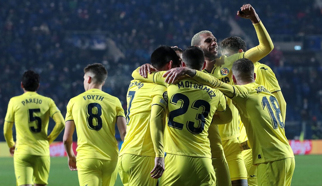 Em jogo remarcado, Villareal vence Atalanta e avança na Champions League