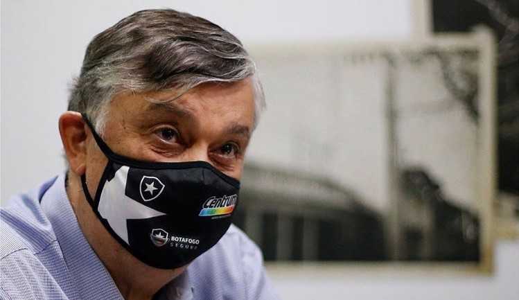 Presidente do Botafogo testa positivo para Covid-19 Lorena Bueri