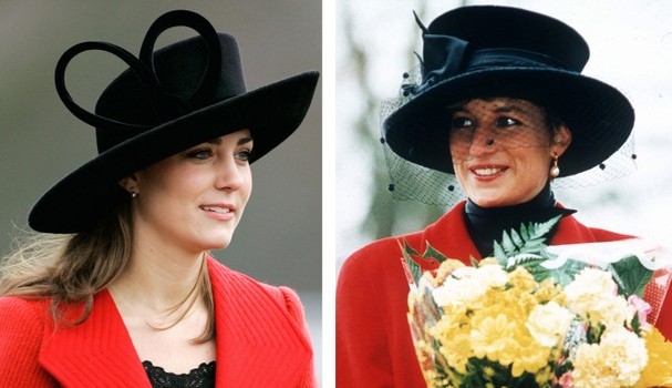 Moda Real: Kate Middleton se inspira no visual da princesa Diana