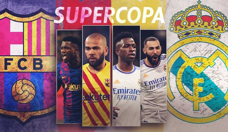 El Clássico: Barcelona e Real Madrid se enfrentam na Supercopa da Espanha Lorena Bueri