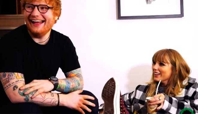 Ed Sheeran divulga prévia de novo remix com Taylor Swift
