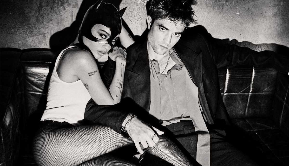 Zoë Kravitz e Robert Pattinson fazem ensaio quente de ‘The Batman’ para revista