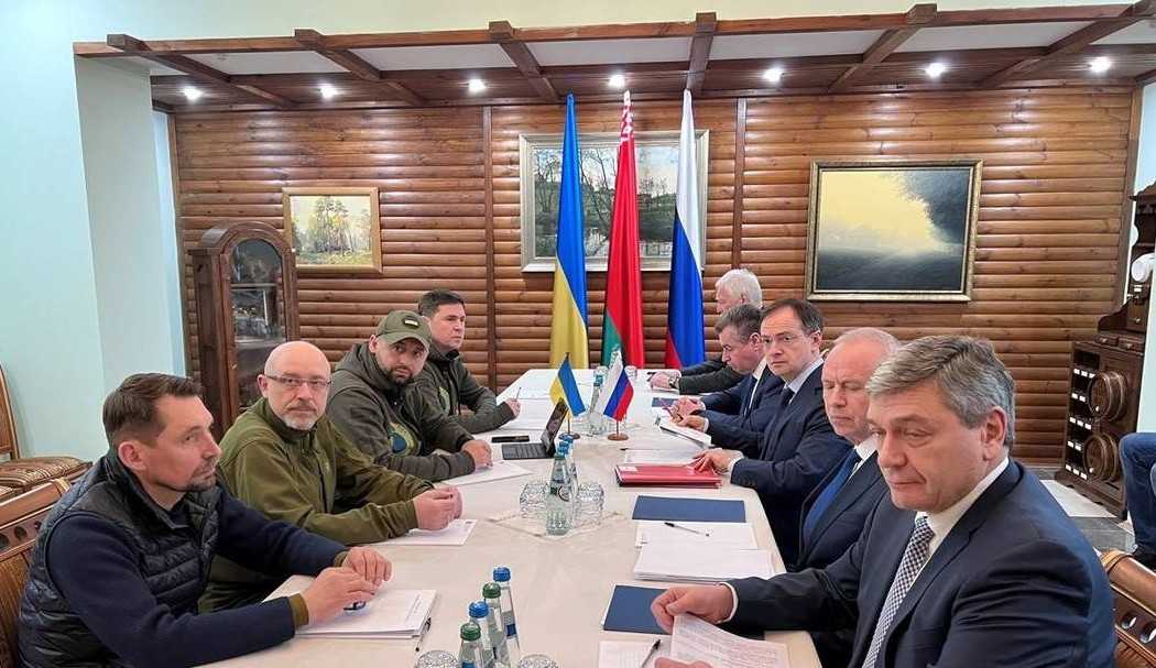 Chega ao fim terceira rodada de reuniões entre Rússia e Ucrânia