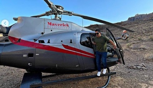Jorge Garcia realiza sonho de sobrevoar Grand Canyon 