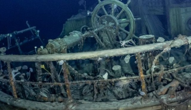Navio naufragado em 1915 é encontrado 100 anos depois
