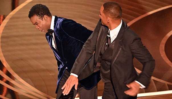 Will Smith dá tapa em Chris Rock durante cerimônia do Oscar