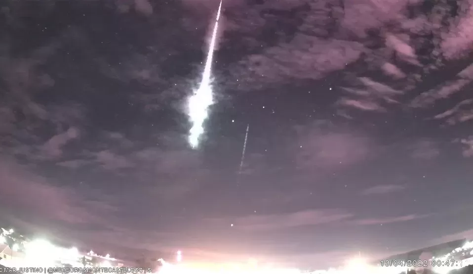Queda de meteoro é registada em Santa Catarina por estação de monitoramento espacial 