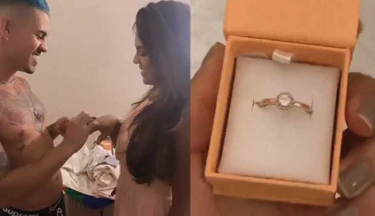 Tays Reis e Biel “oficializam” namoro após fãs darem anel de diamante para a cantora