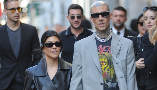 Kourtney Kardashian e Travis Barker são vistos em Milão e surge suspeita de local de casamento