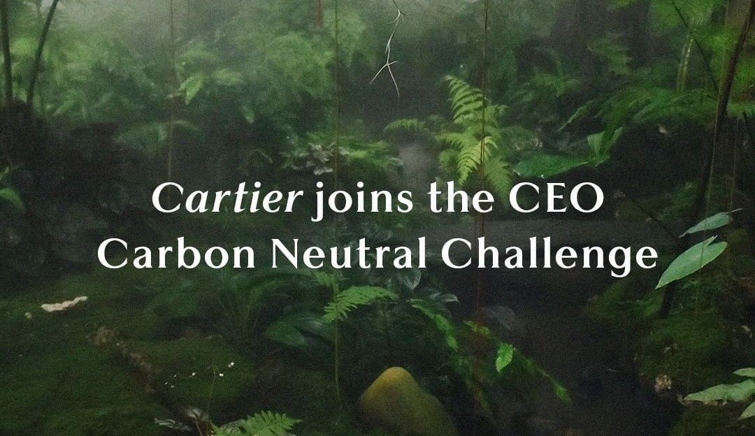 Cartier se une à Gucci para o CEO Carbon Neutral Challenge
