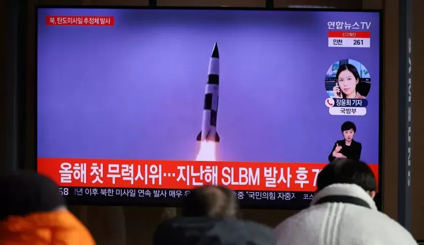 Coreia do Norte lança novo míssil balístico, segundo militares sul-coreanos