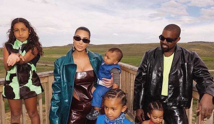 Kim Kardashian e  Kanye West em processo do divórcio