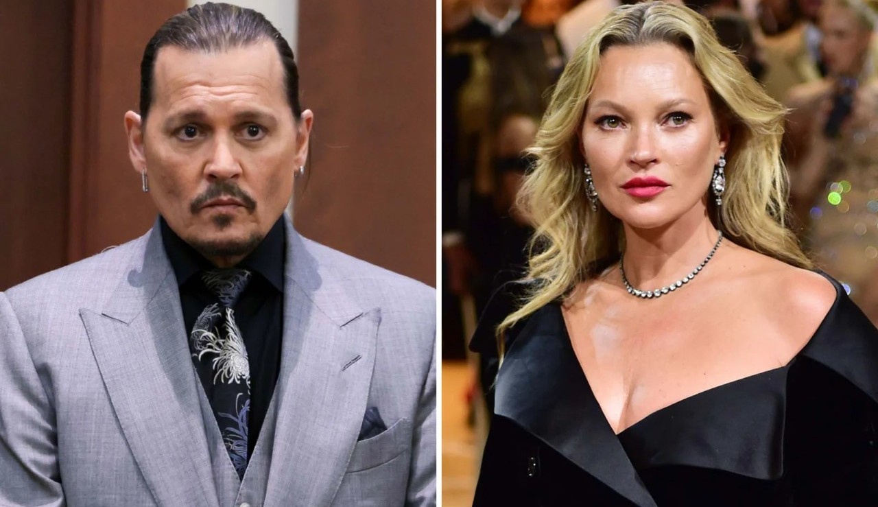 Kate Moss testemunha que Jonny Depp não a empurrou da escada nos anos 90 Lorena Bueri