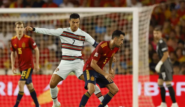 Espanha e Portugal empatam por 1 a 1 pela primeira rodada da Nations League 
