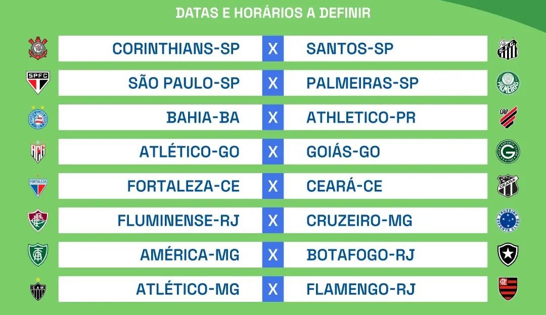 Copa do Brasil terá quatro clássicos estaduais nas oitavas de final, Esportes