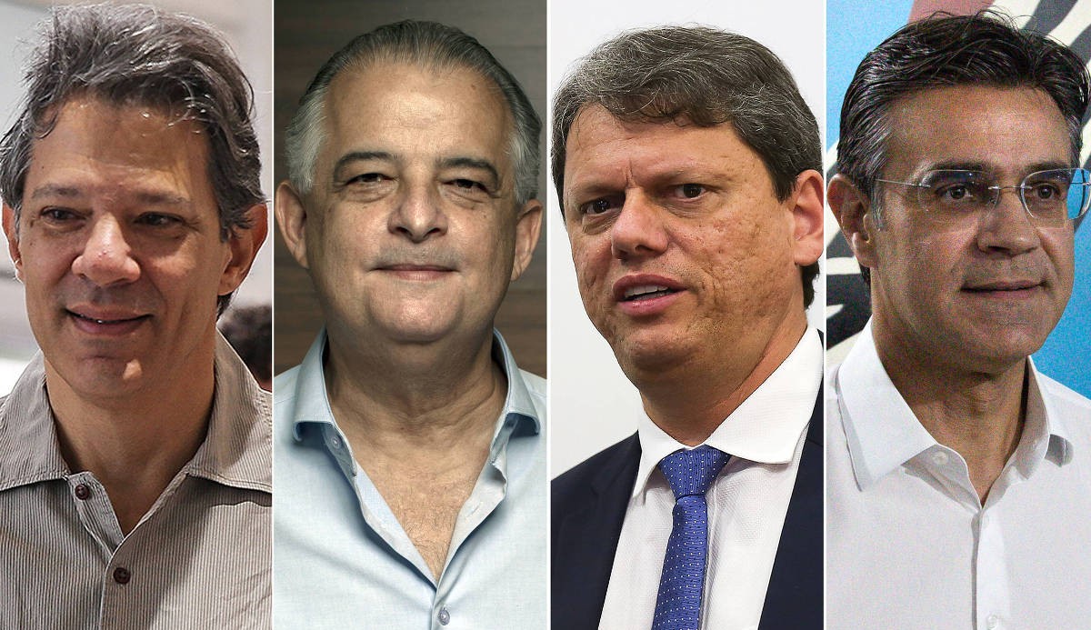Haddad lidera pesquisa do Datafolha com 28% das intenções de voto ao governo de SP