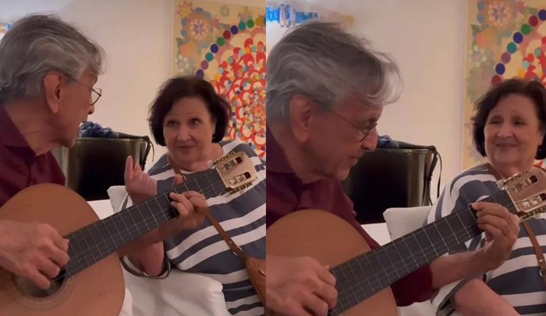 Caetano Veloso e mãe de Paulo Gustavo fazem dueto em espanhol