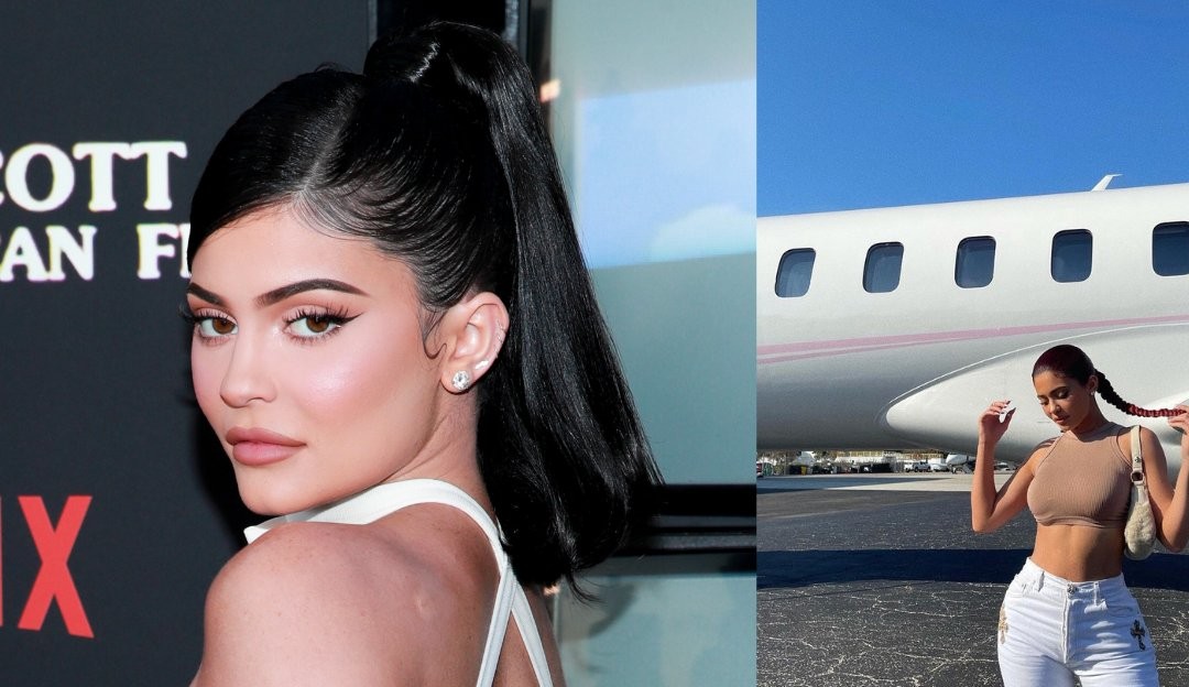 Kylie Jenner é criticada nas redes sociais por usar jatinho particular em voo de 3 minutos