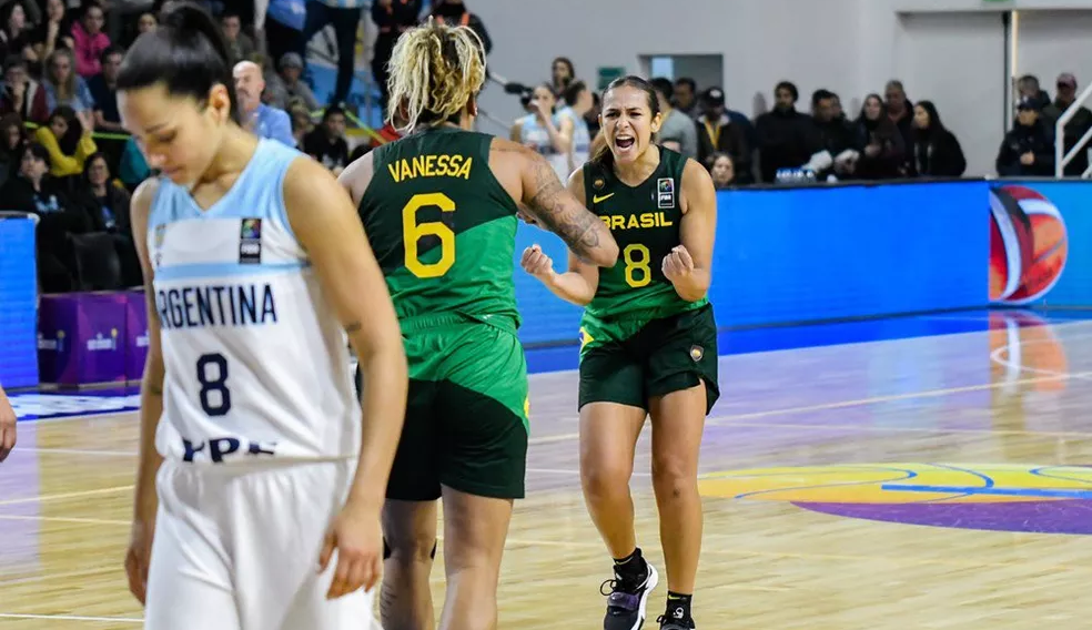 Basquete: seleção feminina brasileira vence argentina e ganha título do Sul-Americano