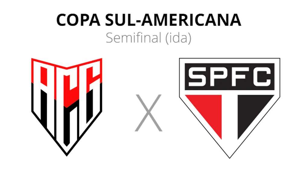 Atlético-GO e São Paulo duelam na semifinal da Sul-Americana nesta quinta