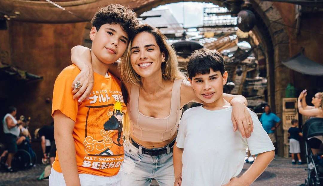 Wanessa Camargo fala sobre viagem com os filhos: 'Adoro bagunça e confusão' Lorena Bueri