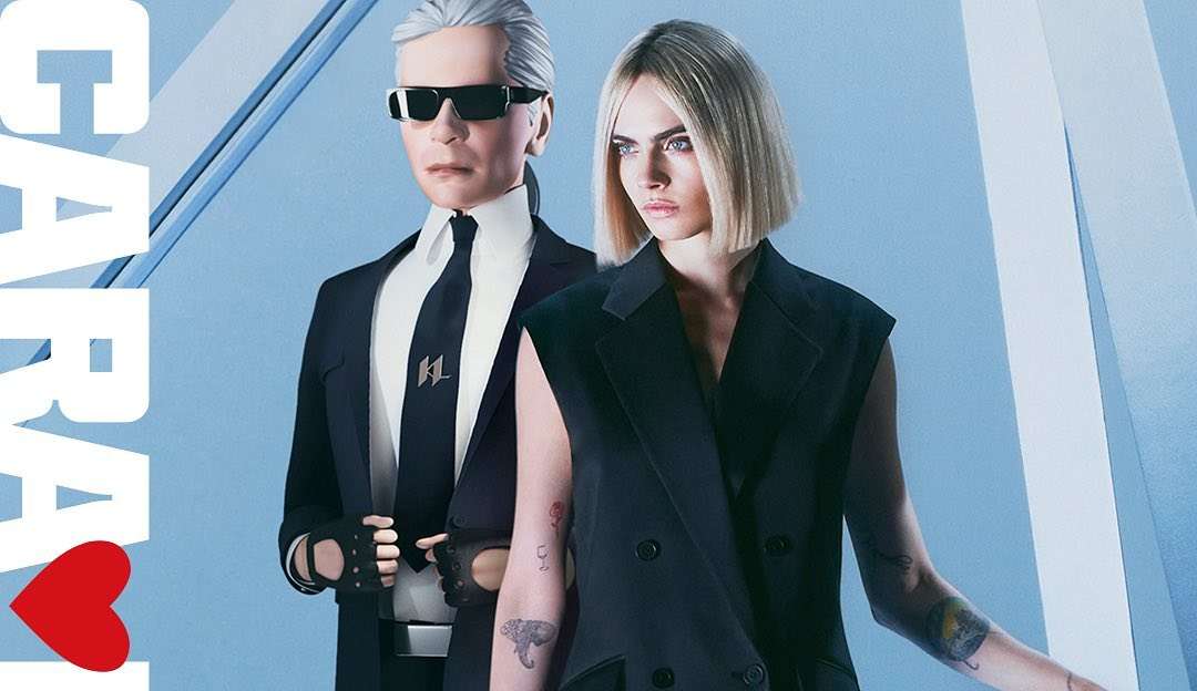 Cara Delevingne lança coleção em homenagem ao estilista Karl Lagerfeld
