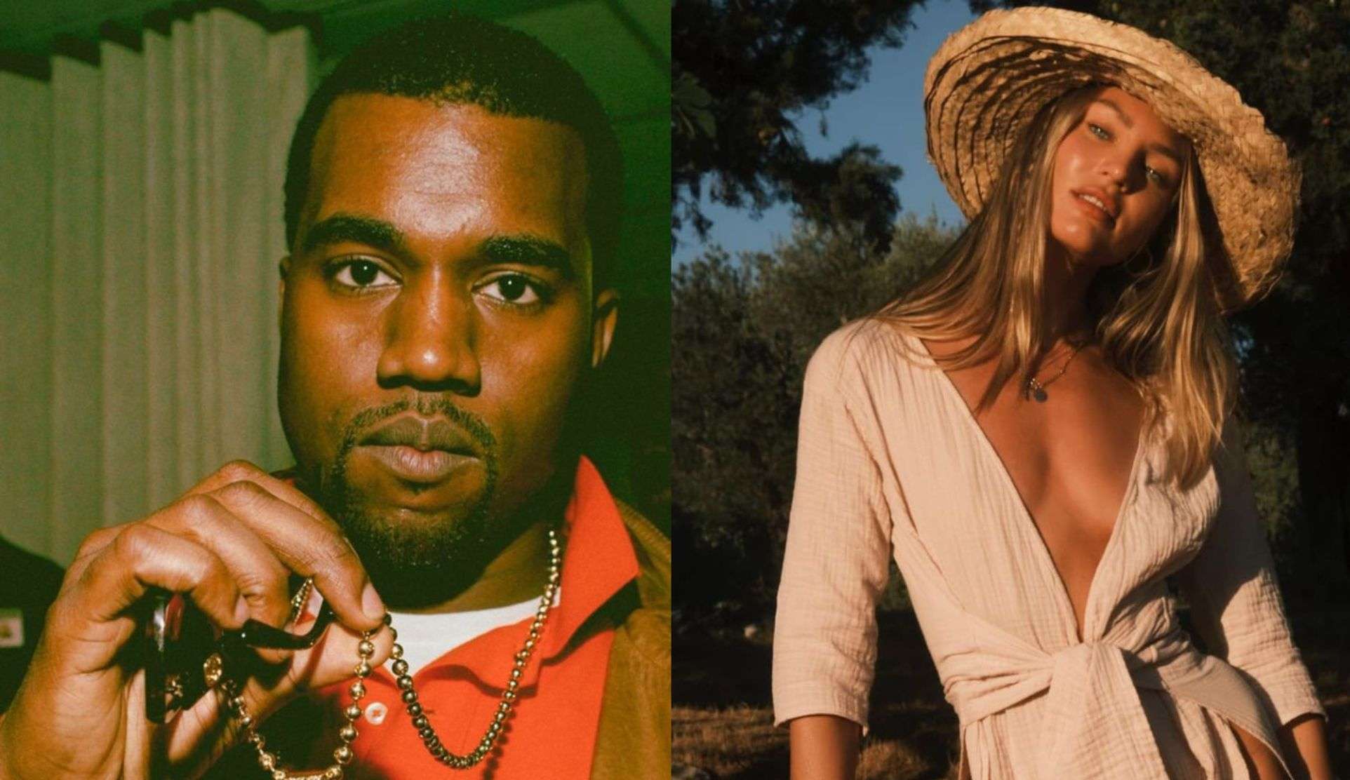 Kanye West vive novo romance com modelo Candice Swanepoel