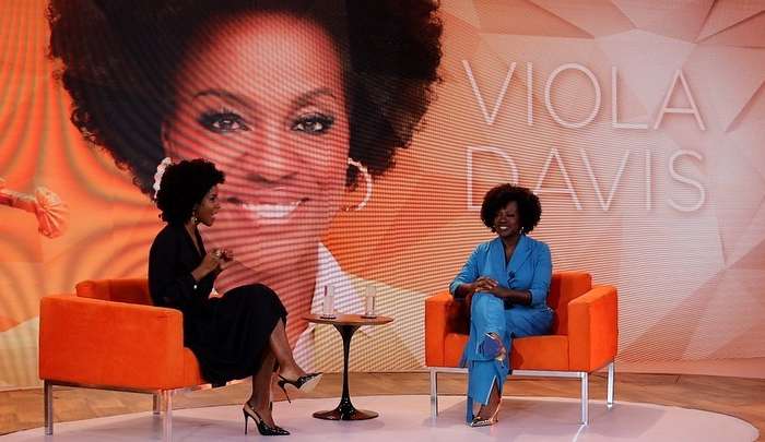 Viola Davis fala sobre, 'A Mulher Rei', em conversa com Maju Coutinho no Fantástico